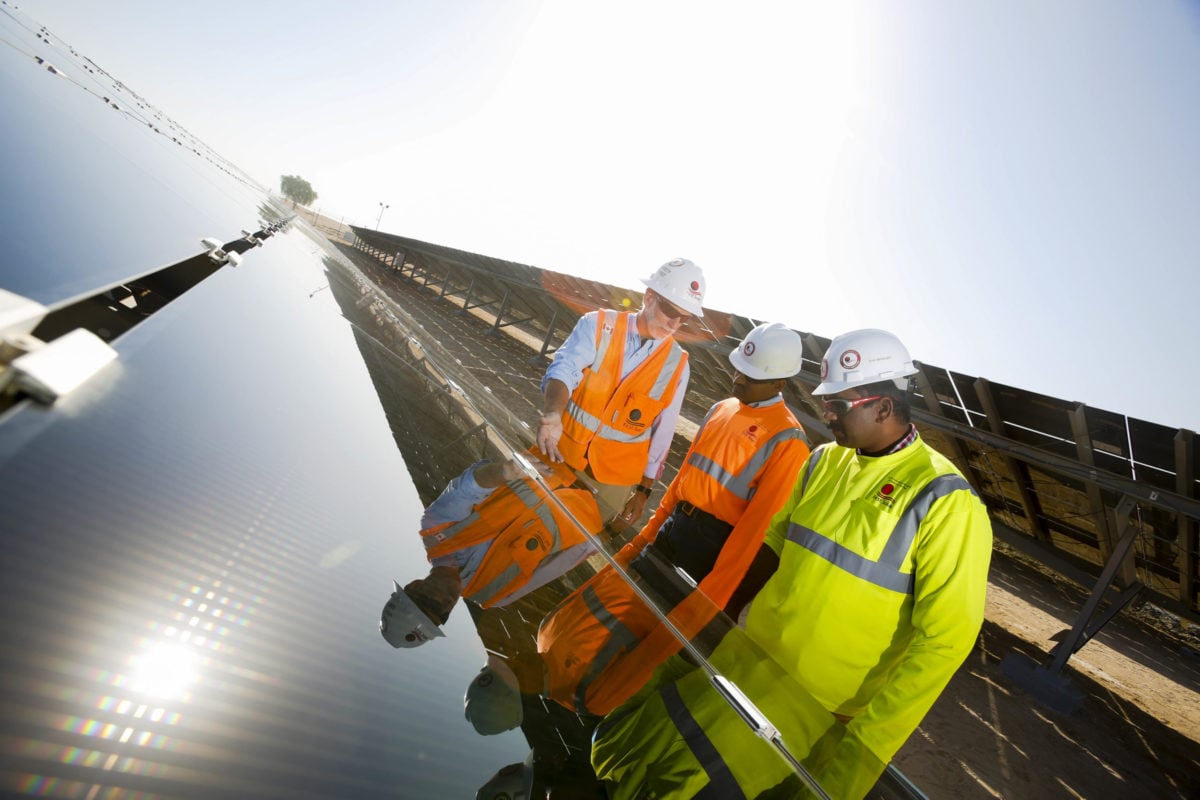 Phase One of the Mohammed bin Rashid Al Maktoum Solar Park. Source: First Solar.