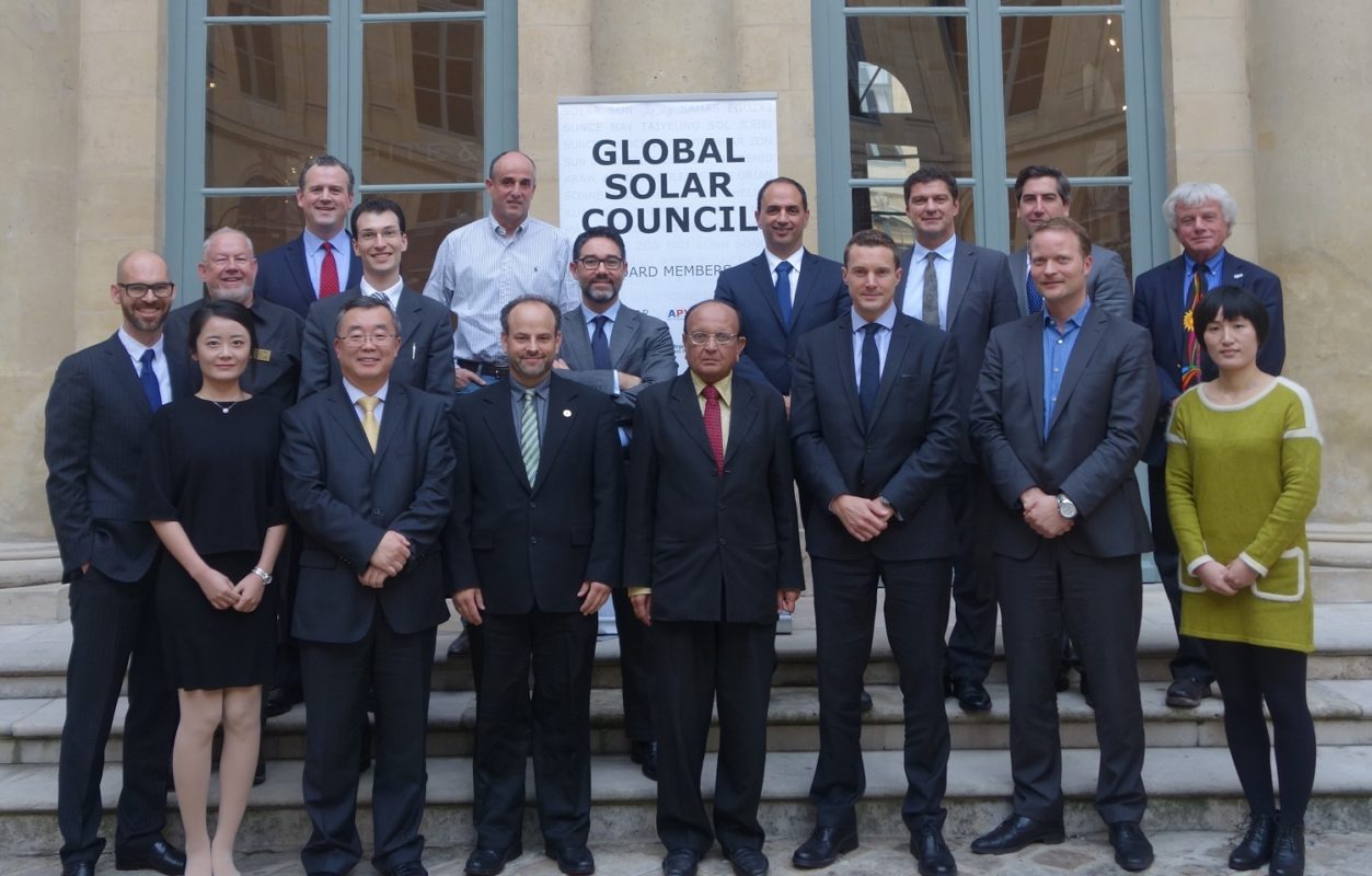 The Global Solar Council is expected to give the industry some international lobbying clout. Image: Global Solar Council.