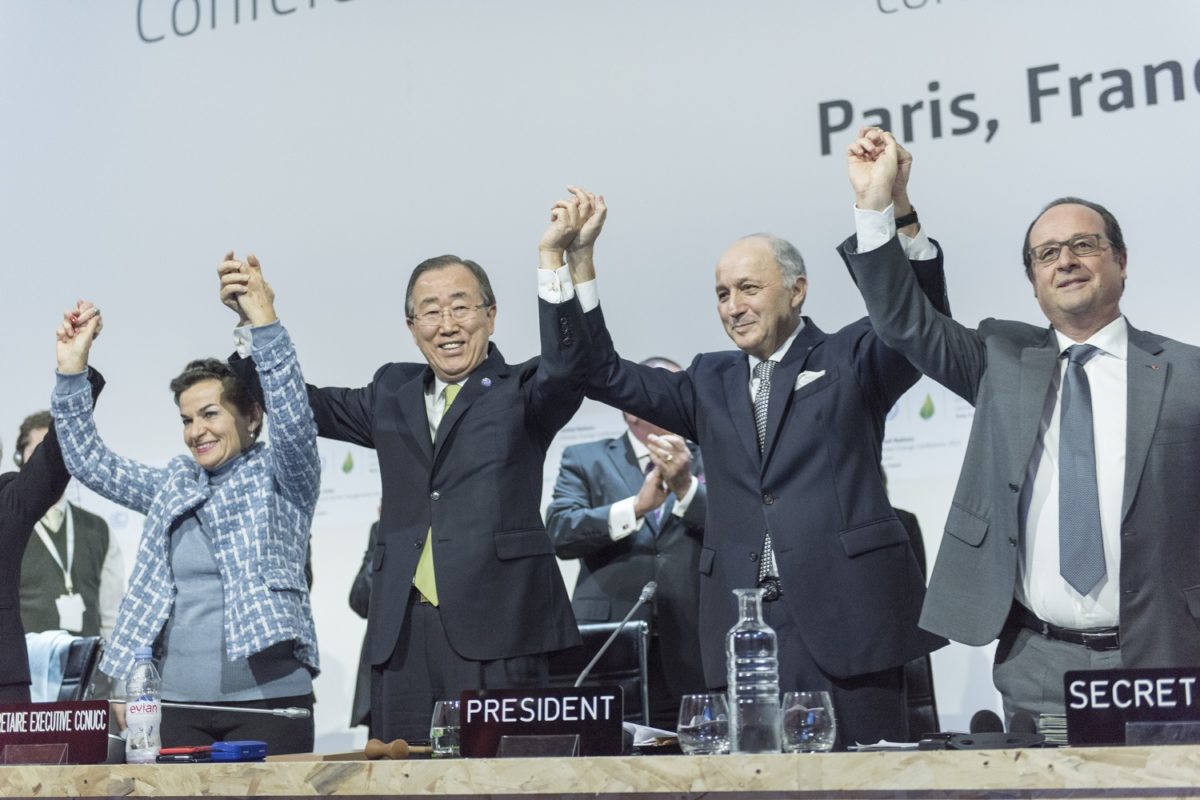 Solar will be a key enabler of the Paris climate deal, but the road is likely to be a long one. Image: UN Photo/Mark Garten.
