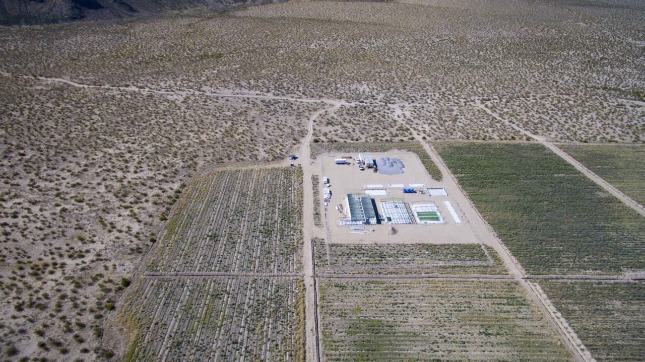 The site of teh 828MW solar park, Villanueva, before construction began. Credit: EGP