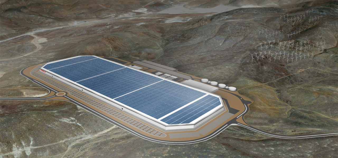 Nevada worked hard to get Tesla to build its Gigafactory in the state. Tesla CEO Elon Musk is also on the board of directors for SolarCity. Image: Tesla.