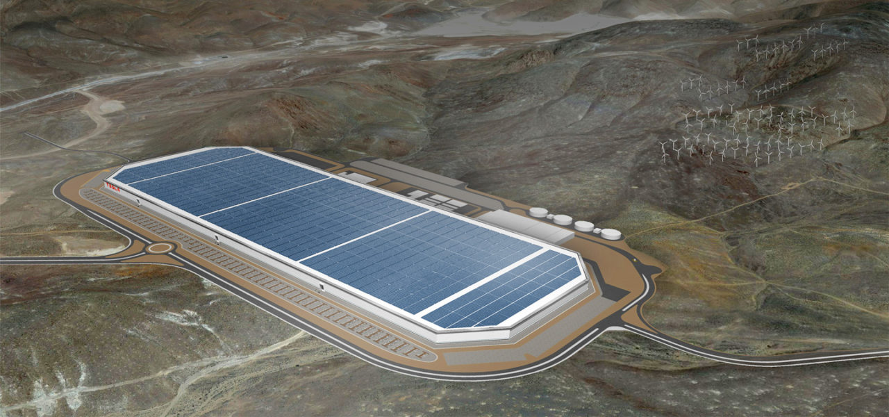 Disruptive scale? Tesla's Gigafactory. Image: Tesla, cropped by Andy Colthorpe.