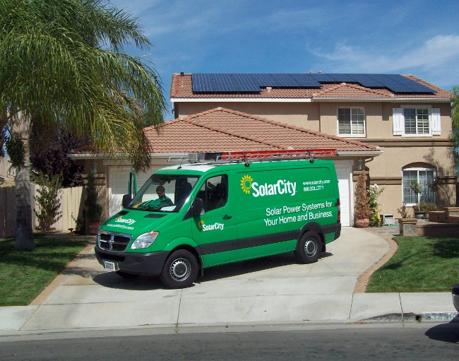 The top five five installers accounted for more than half of all residential solar installations between Q1 and Q3 this year. Credit: SolarCity