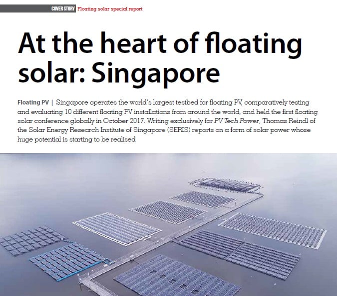 At The Heart Of Floating Solar Singapore Pv Tech