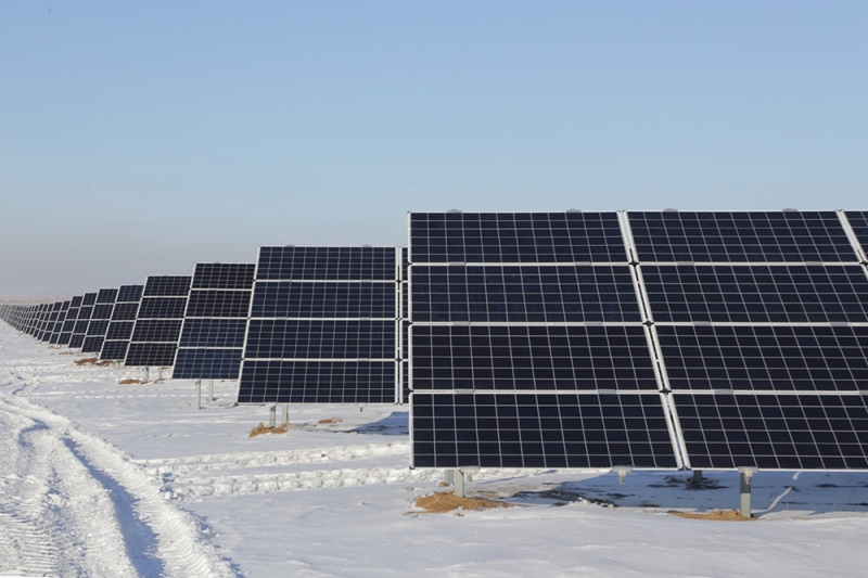 In total, 307,000 solar panels were installed at the site, which spans 164 hectares. Image: Karaganda Regional Government 