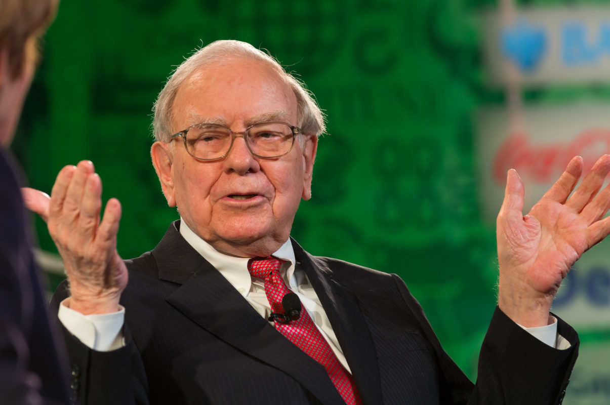Berkshire Hathaway CEO Warren Buffett addressed the impact of renewable-energy resources on established utilities in his latest letter to shareholders. Image: Fortune Live Media / Flickr