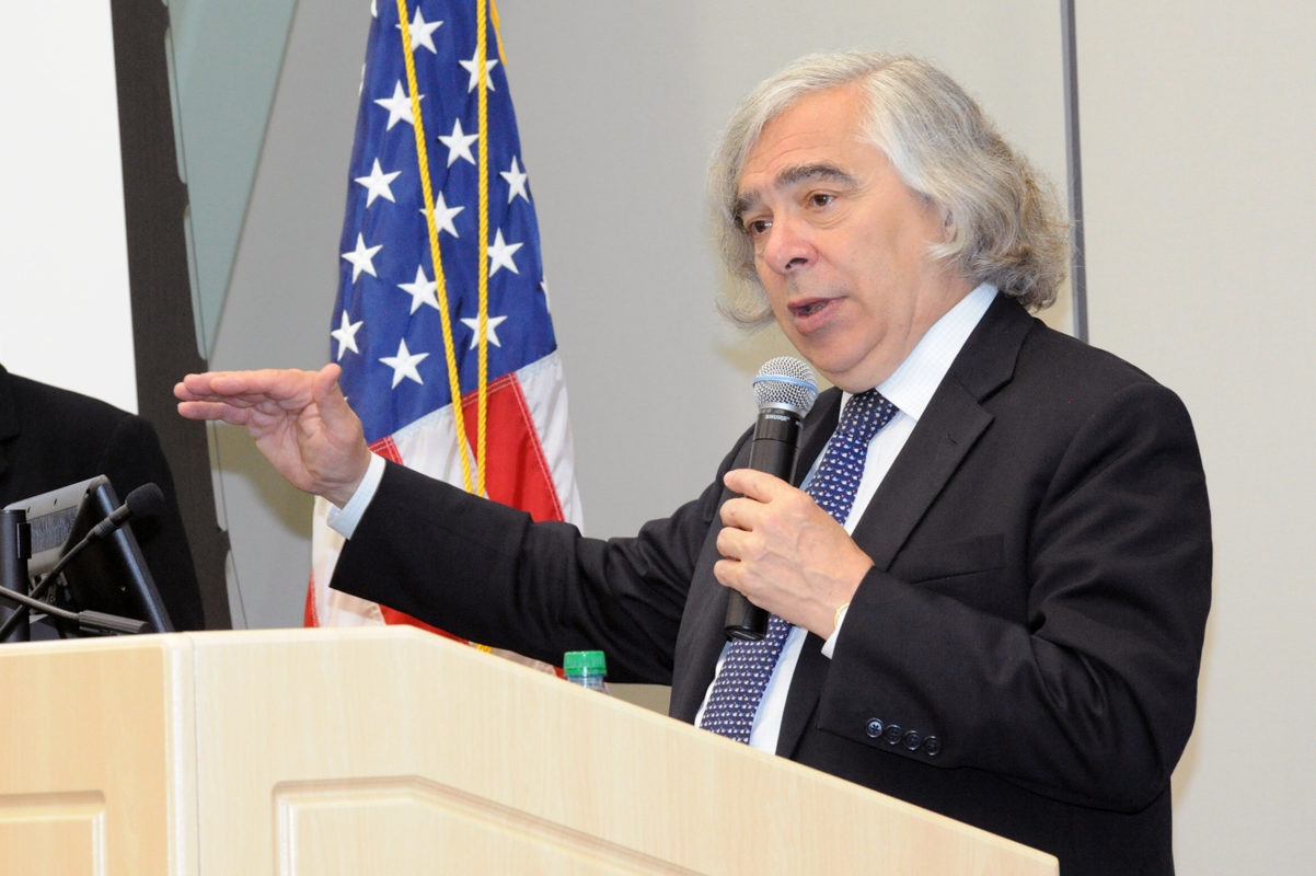 US Secretary of Energy Ernest Moniz discussed the gains made by the renewable-energy market in his exit memo. Image: Idaho National Laboratory / Flickr