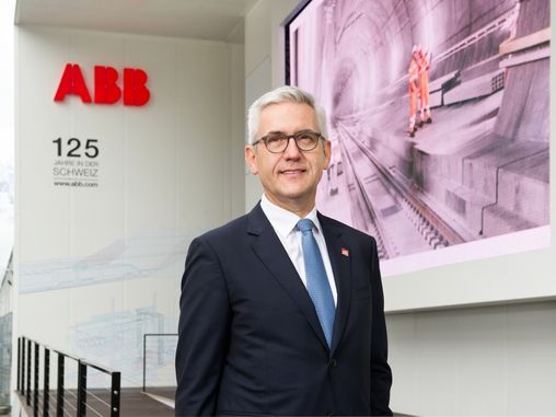 Bernhard Jucker, ABB's president of Europe. Source: ABB