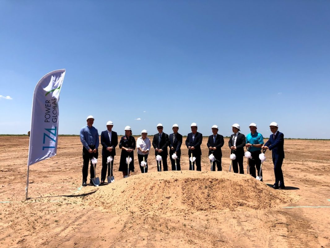 The developer broke ground on the Oberon project in June. Source: 174 Power Global
