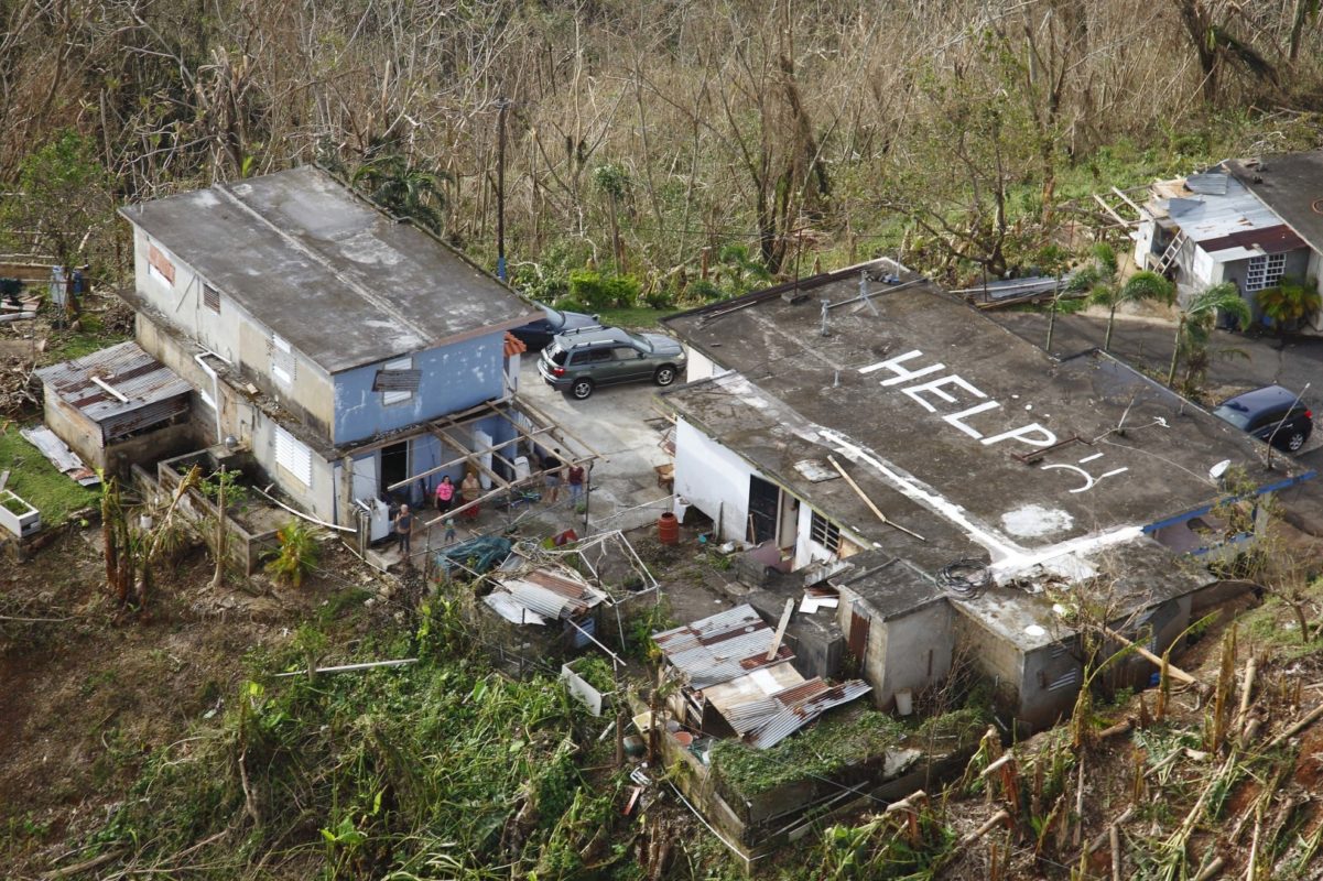 Hurricane Maria triggered a raft of solar and energy storage initiatives to repower homes and businesses (Credit: US Department of Defense)