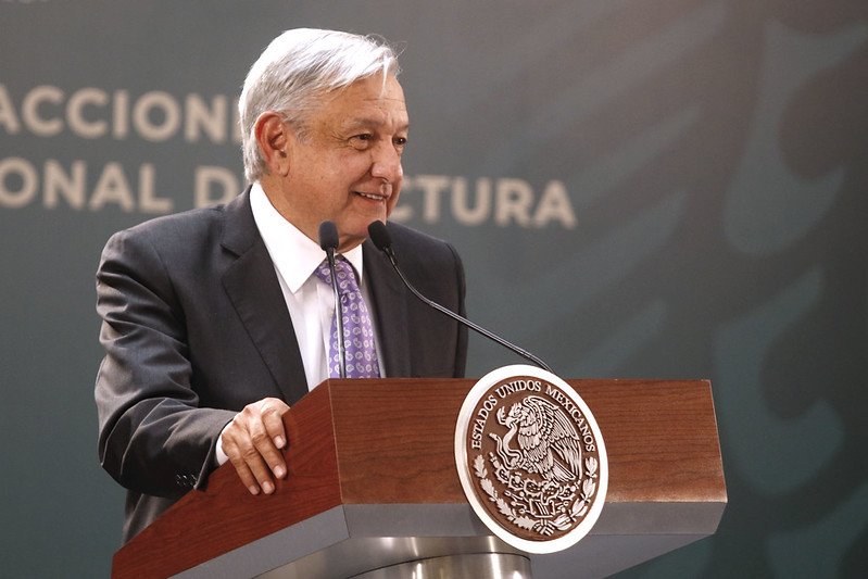 Mexican president Andrés Manuel López Obrador. Image credit:  Milton Martínez / Secretaría de Cultura de la Ciudad de México