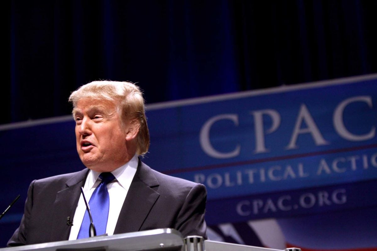 Businesses calling on Donald Trump to maintain the US’ commitment to carbon reduction include HP, Nike, Unilever and DuPont. Image: Gage Skidmore / Flickr