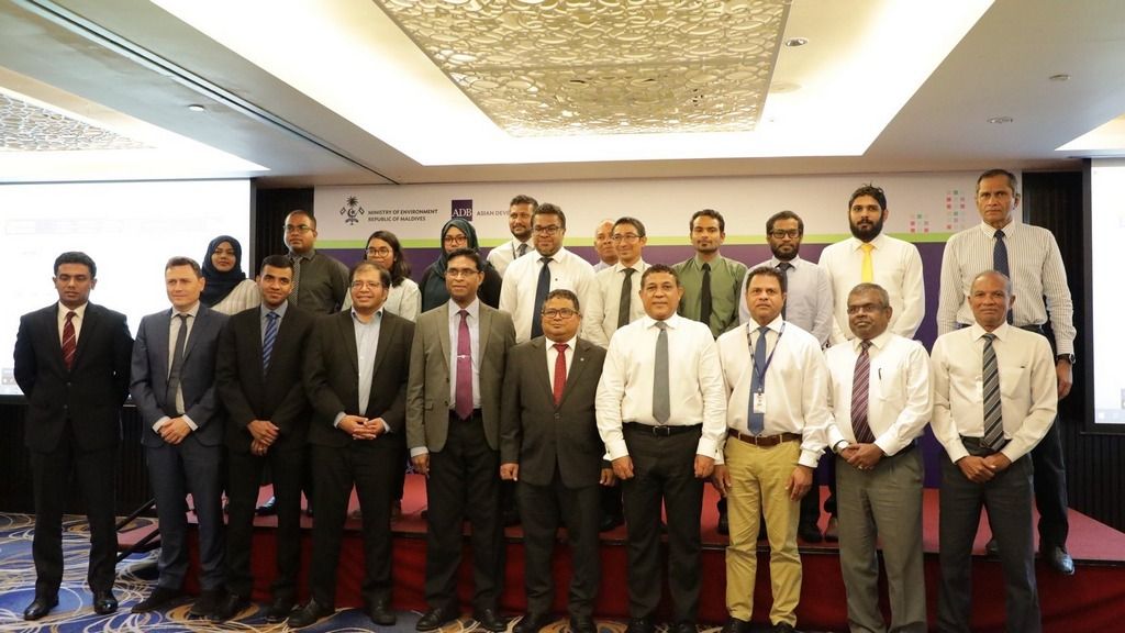 The POISED Project aims to transform existing diesel-based energy minigrids into hybrid renewable energy systems in 160 inhabited islands of the Maldives, out of which installations on 48 islands spread across 8 atolls have been commissioned. Credit: ADB