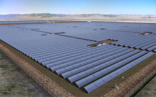 The 328MW PV project is expected to come online by the end of 2018. Image: 8minutenergy