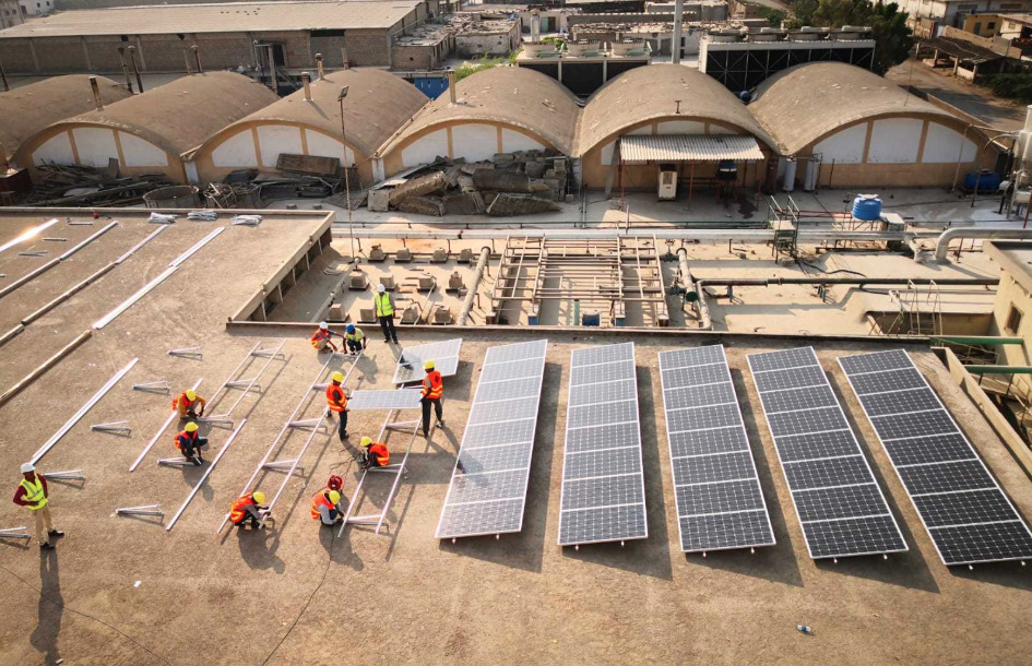ACT Group is also currently constructing a 2MW rooftop C&I solar project in Pakistan - a segment that is set to thrive. Credit: ACT Group