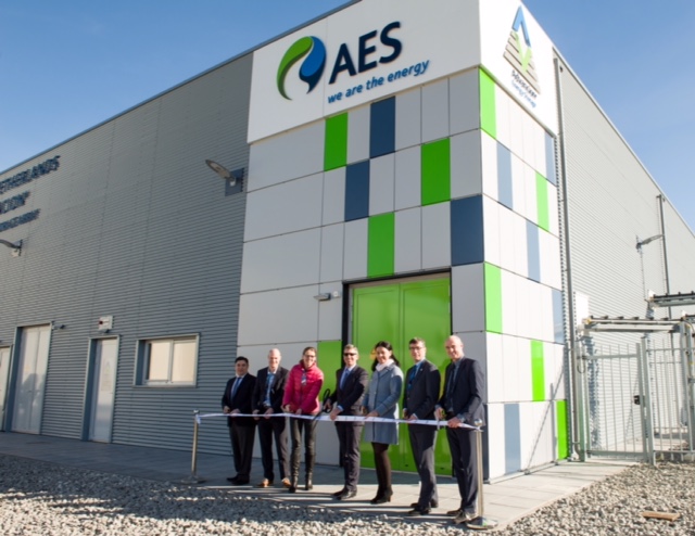 AES, its partners and guests including TenneT and the European Commission attended yesterday's ribbon-cutting official launch ceremony. Image: AES Energy Storage.
