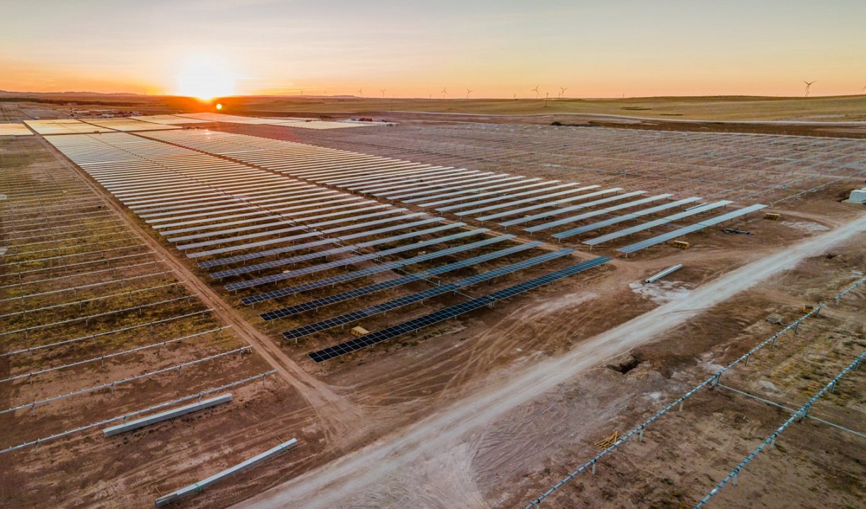 A Lightsource BP solar project currently under construction in Zaragoza, Spain. Image: Lightsource BP. 