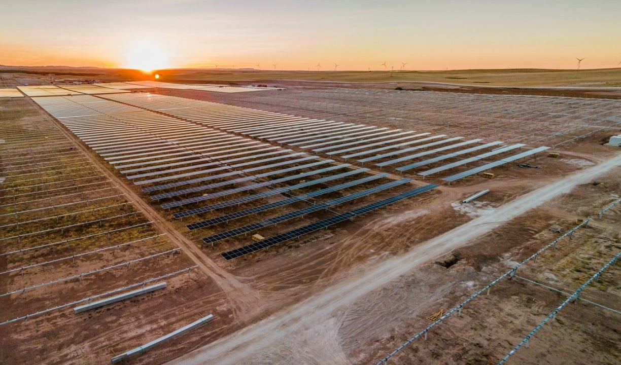 A Lightsource BP solar project currently under construction in Zaragoza, Spain. Image: Lightsource BP.