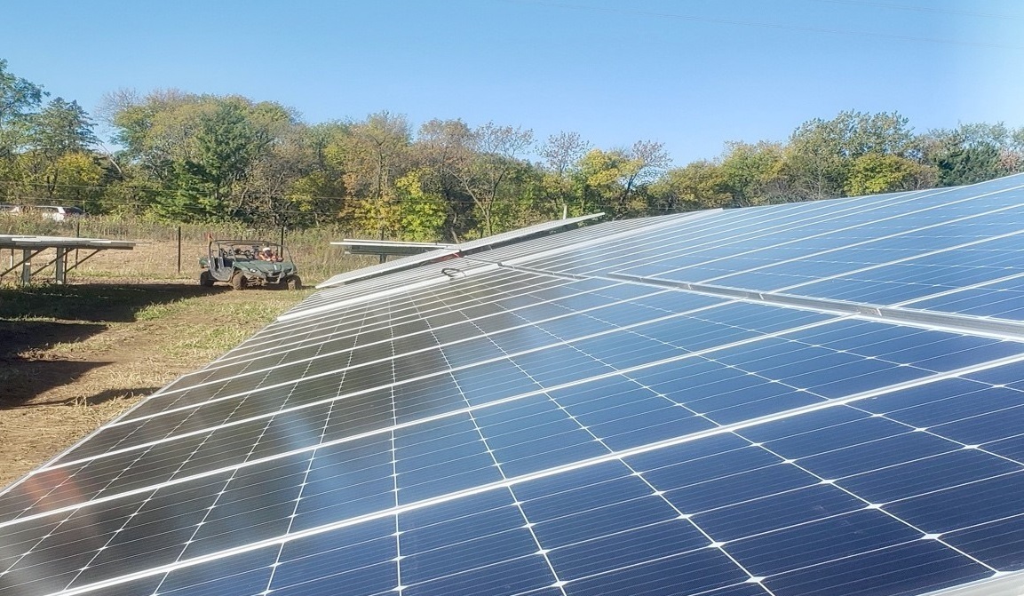 A community solar project owned by C2 Energy Capital in Minnesota. Image: C2 Energy Capital.