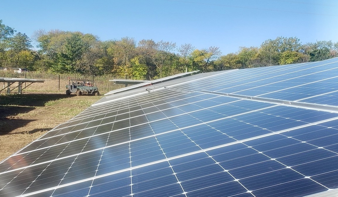 A community solar project owned by C2 Energy Capital in Minnesota. Image: C2 Energy Capital. 