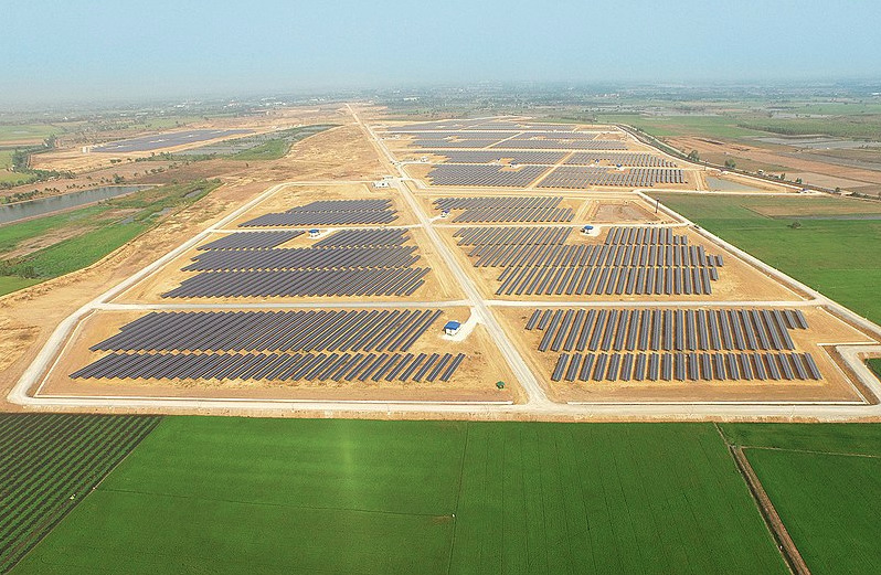 B.Grimm Power's Yanhee solar plant in Thailand. credit: B.Grimm