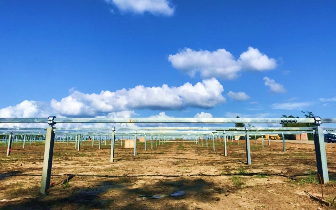 The first 3.1MW project, which will deploy Arctech Solar's single axis trackers, is already under construction. Image: Arctech Solar