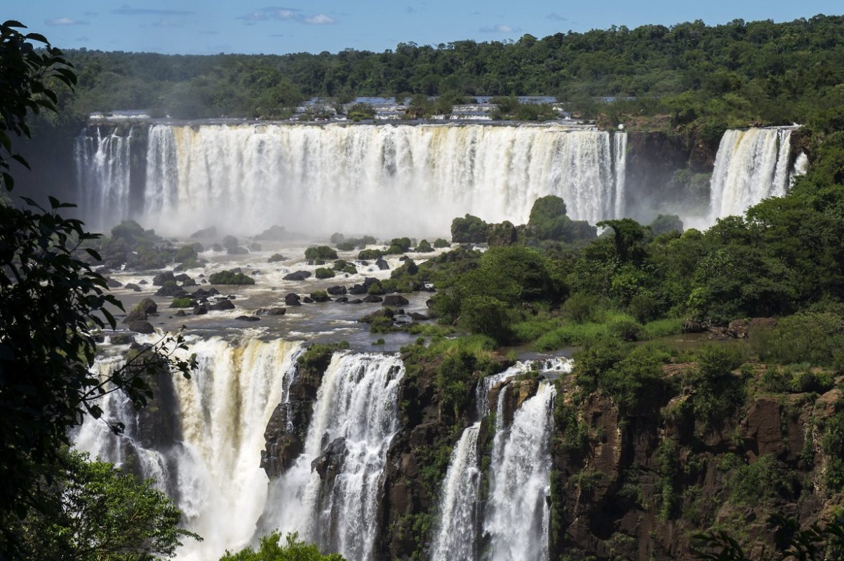 Separated by the Iguazu falls, Brazil and Argentina have worked in recent years to boost solar capacity through auctions (Credit: Flickr / Deni Williams)