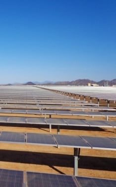 The Arlington Valley Solar Energy II project (pictured) will transfer to Capital Dynamics. Image: LS Power.