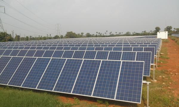 Armstrong's first solar PV plant in India. Credit: Armstrong.