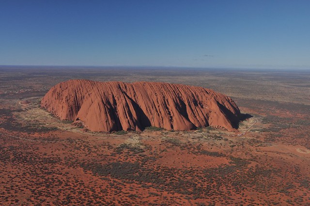 Uluru, or Ayer's Rock, the Northern Territory's most famous landmark. Source: Shinazy Shinazy, Flickr