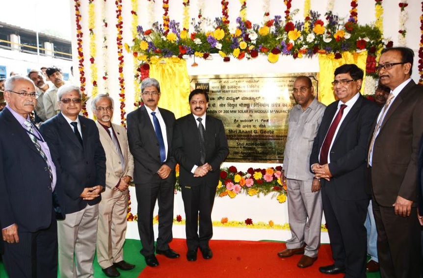 The manufacturing lines were inaugurated by Hon’ble Union Minister for Heavy Industries & Public Enterprises, Sh. Anant Geete, at the company’s manufacturing plant. Imahe BHEL