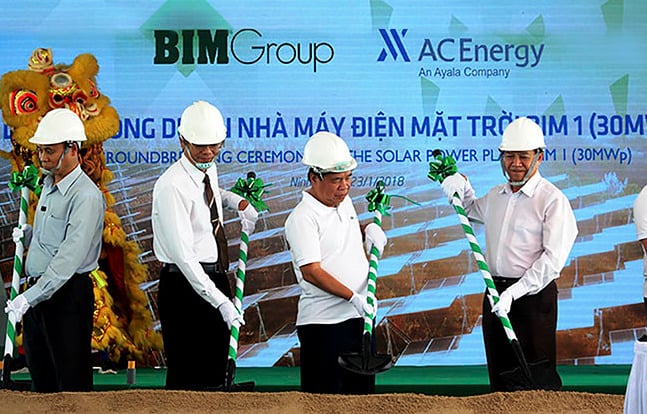 Plans for the BIM Solar Power Plant in the Ninh Thuan province were announced last year. Credit: BIM Group