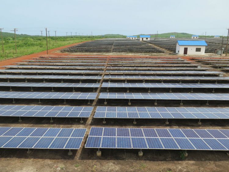 BXC's 20MW solar plant in Ghana. Credit: Tom Kenning