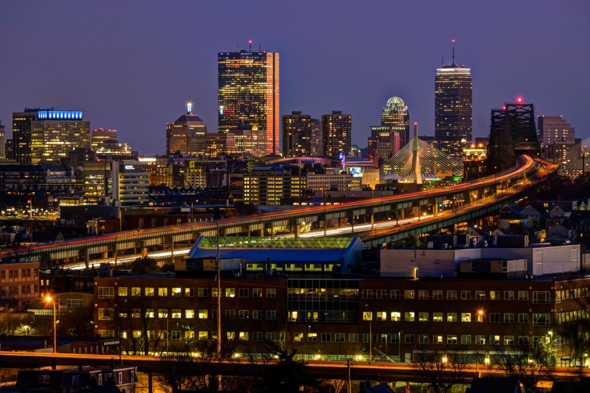 The Boston skyline. Source: Robbie Shade, Flickr