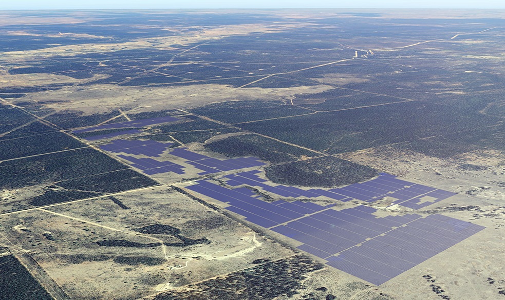 Construction of the solar farm in the Western Downs area is expected to start later this year. Image: CS Energy/Twitter. 