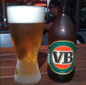 Carlton & United Breweries (CUB) brews the well-known Victoria Bitter. Credit: Flickr: James Cridland