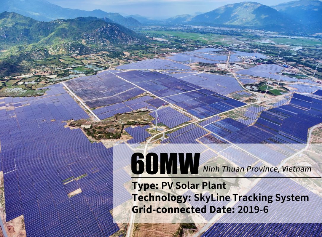 Arctech Solar supplying 60MW Skyline Tracking System to Trungnam Group project