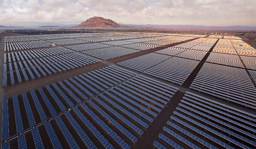 Centinela Solar Energy is located near El Centro, California, and was designed and built by Fluor. Image: Fluor. 