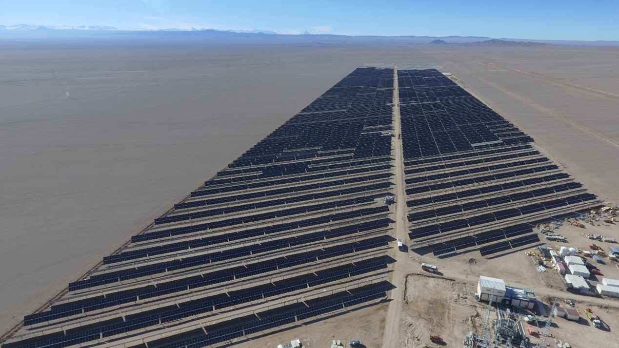 The project is due to enter commercial operations next month. Image: LONGi.