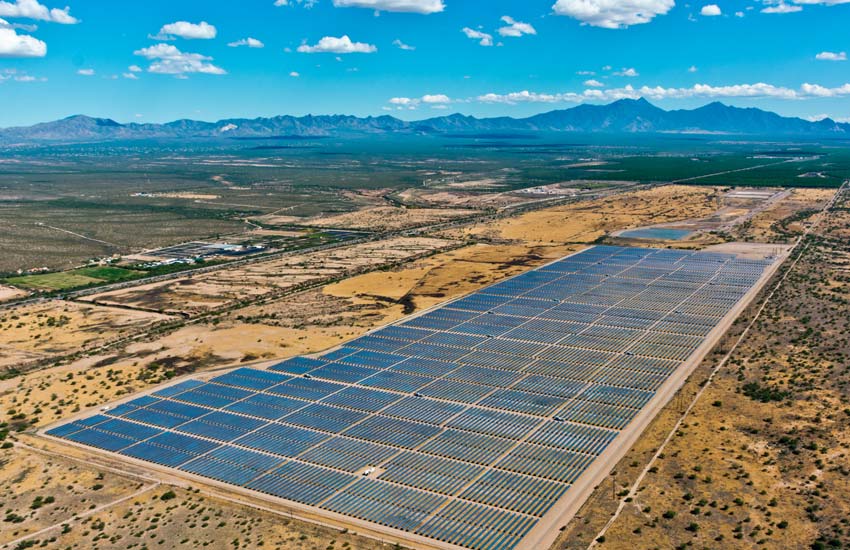 One of Coronal Energy's completed sites in Arizona. Image: Coronal Energy. 