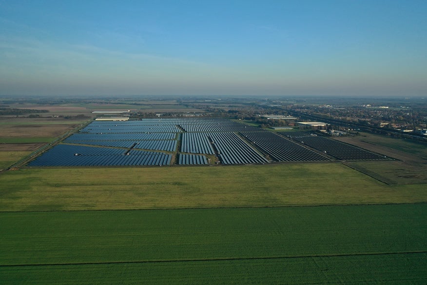 View over 103MWp Midden-Groningen. Image credit: Chint Solar