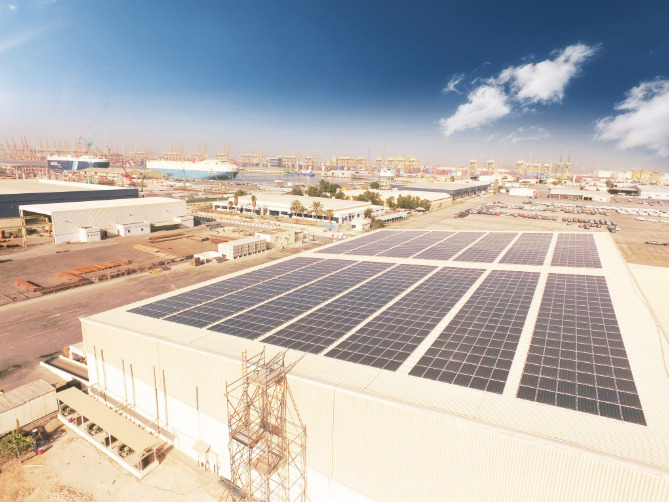Some cool storage facilities are now running entirely on solar energy. Credit: Twitter - DP World