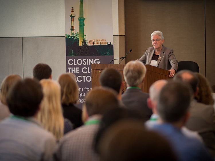 Former EPA Administrator Gina McCarthy Source: Flickr/Eugene Kim