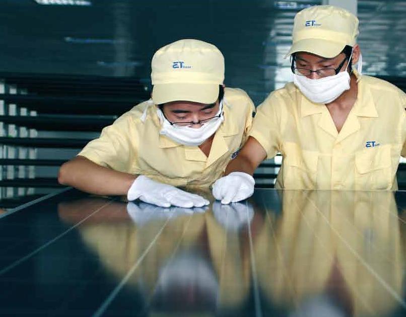 Longi Silicon Materials has signed a cooperation contract with China-based PV module manufacturer and EPC firm, ET Solar to champion monocrystalline technology and products globally. Image: ET Solar