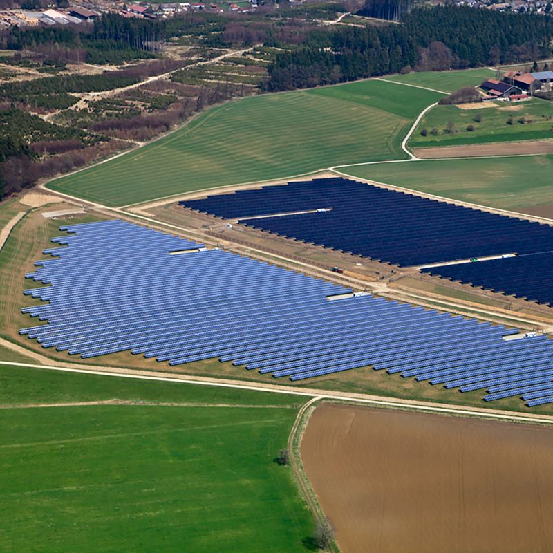 Envacis' Krumbach solar park. Image: Encavis