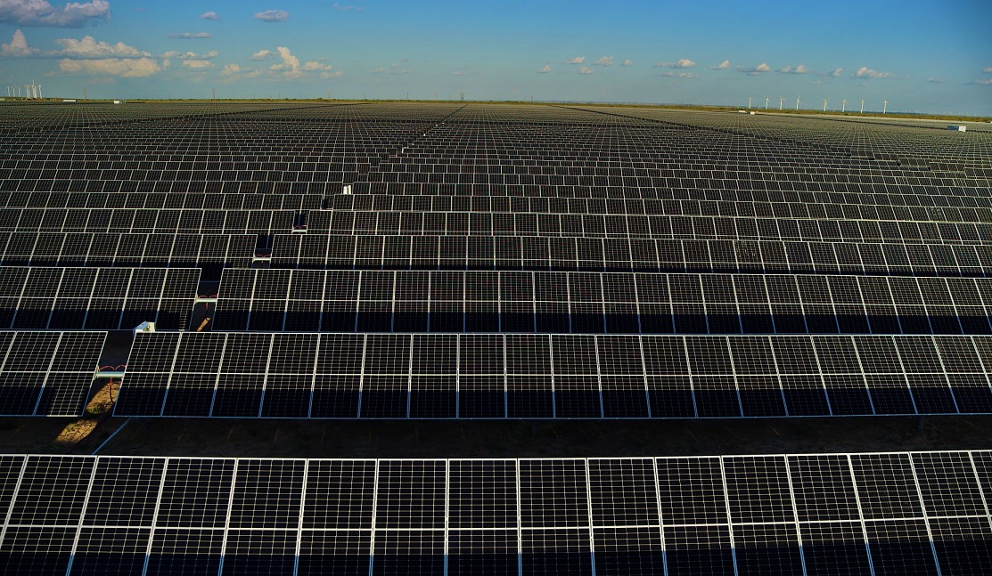 The 497MW Roadrunner solar plant in Texas. Image: Enel Green Power. 