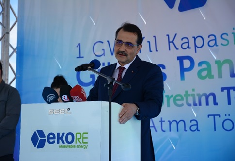Energy and Natural Resources Minister of Turkey Mr. Fatih Dönmez. Image: EkoRE