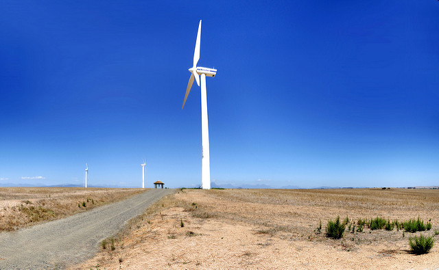 Eskom Generation's pilot wind-farm facility at Klipheuwel in the Western Cape, South Africa. Source: Flickr/Warren Rohner