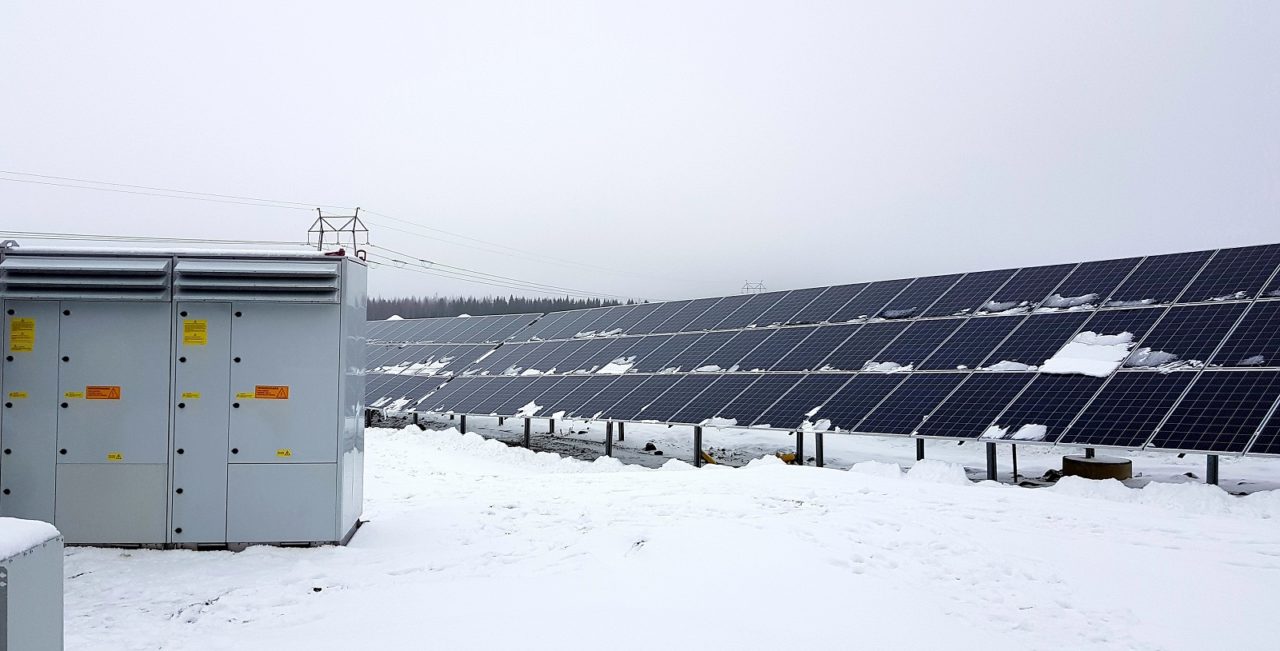 The 4MW Lemene solar farm in Finland. Image: FIMER.