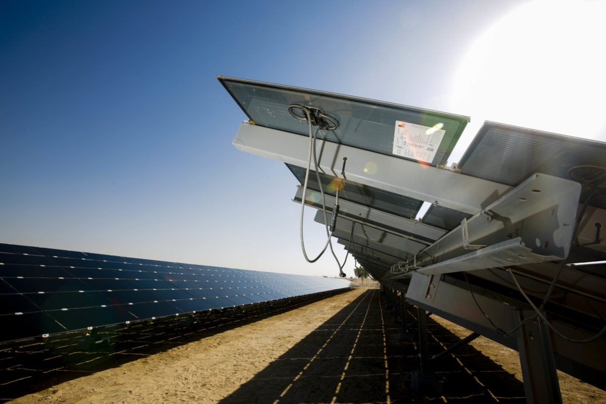 Phase 1 of the Mohammed bin Rashid solar park, completed in 2013. Image: DEWA.